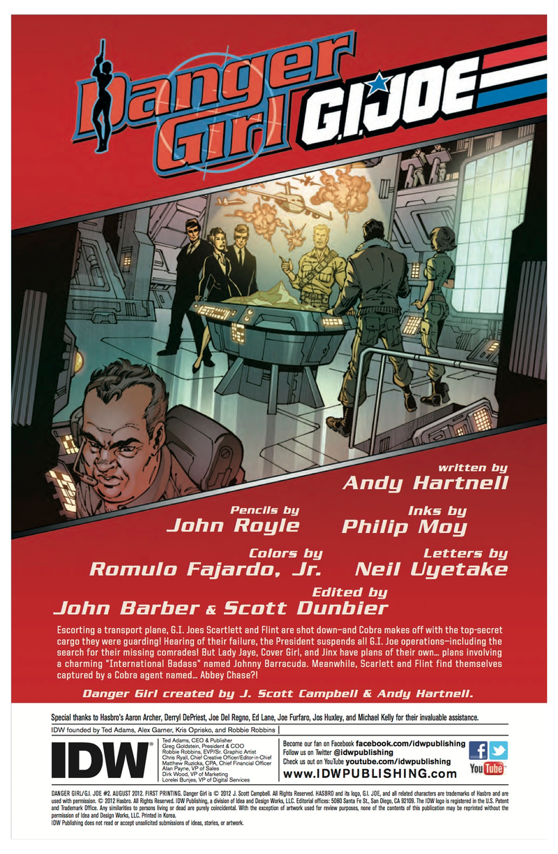 Illustration for article titled Monday Comics Preview: G.I. Joe, Danger Girl, and Dungeons and Dragons